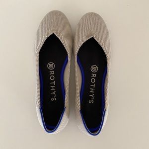 Rothy’s Round Toe Flat, 6.5 Flax Birdeye